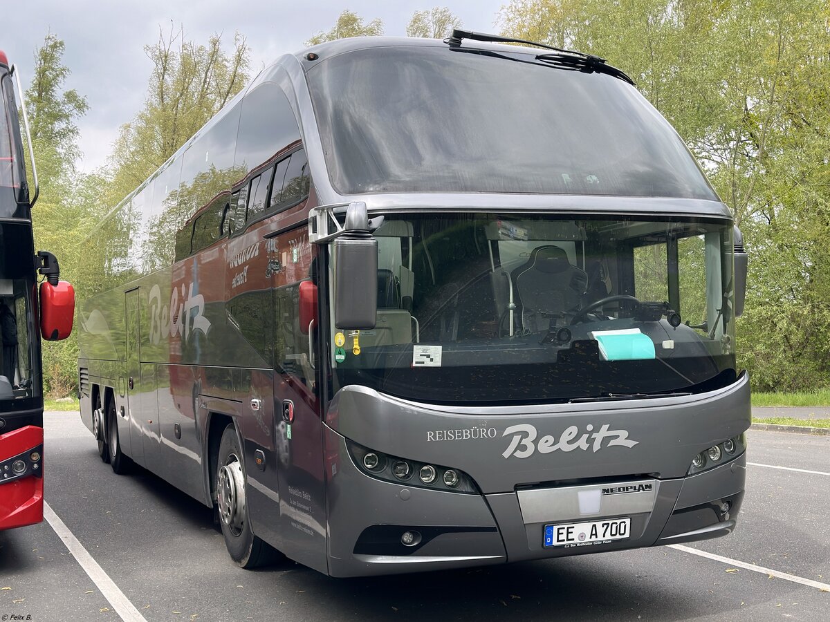 Neoplan Cityliner vom Reisebüro Belitz aus Deutschland in Plau am See am 26.04.2024