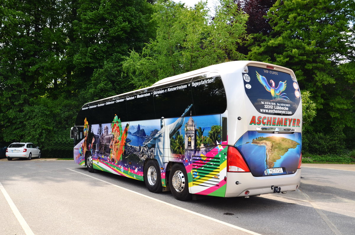 Neoplan cityliner Reisebus, in Bad Muskau am 12.05.2018