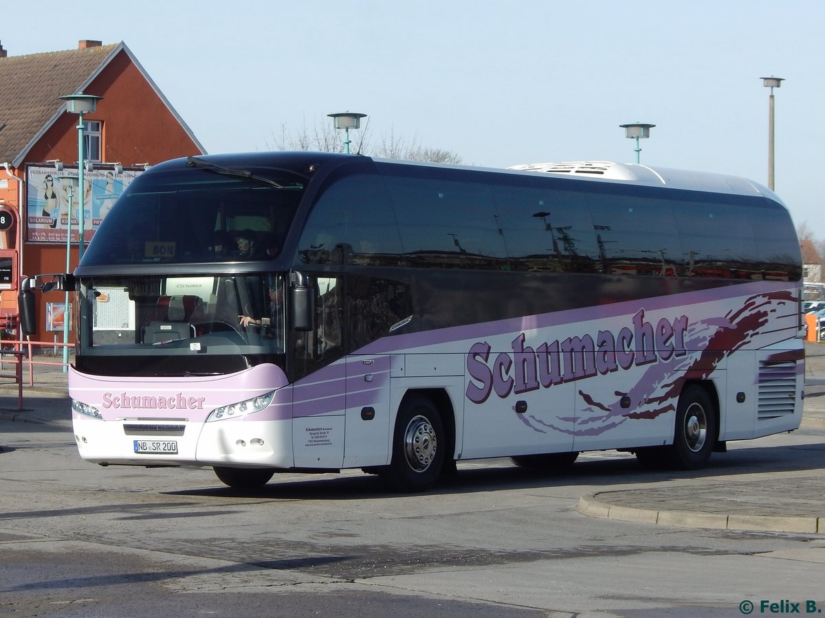 Neoplan Cityliner von Schumacher aus Deutschland in Neubrandenburg am 25.02.2017