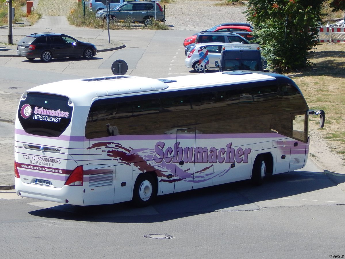 Neoplan Cityliner von Schumacher aus Deutschland in Neubrandenburg am 07.07.2018