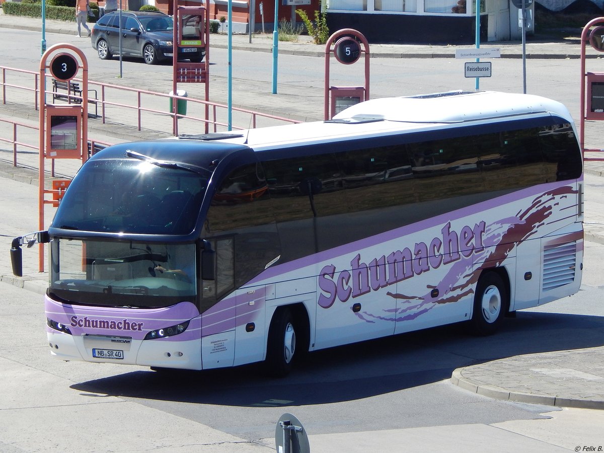 Neoplan Cityliner von Schumacher aus Deutschland in Neubrandenburg am 07.07.2018