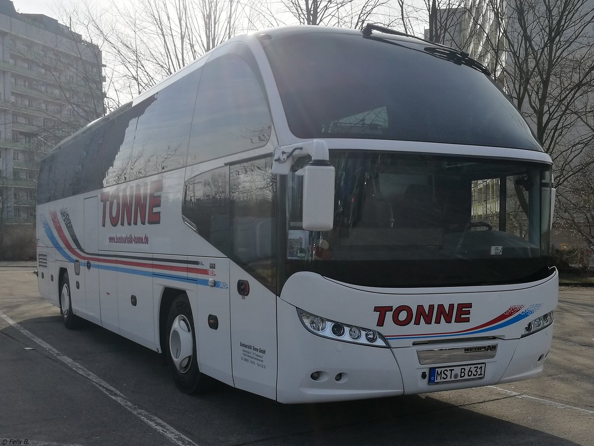 Neoplan Cityliner von Tonne aus Deutschland in Neubrandenburg am 19.02.2018