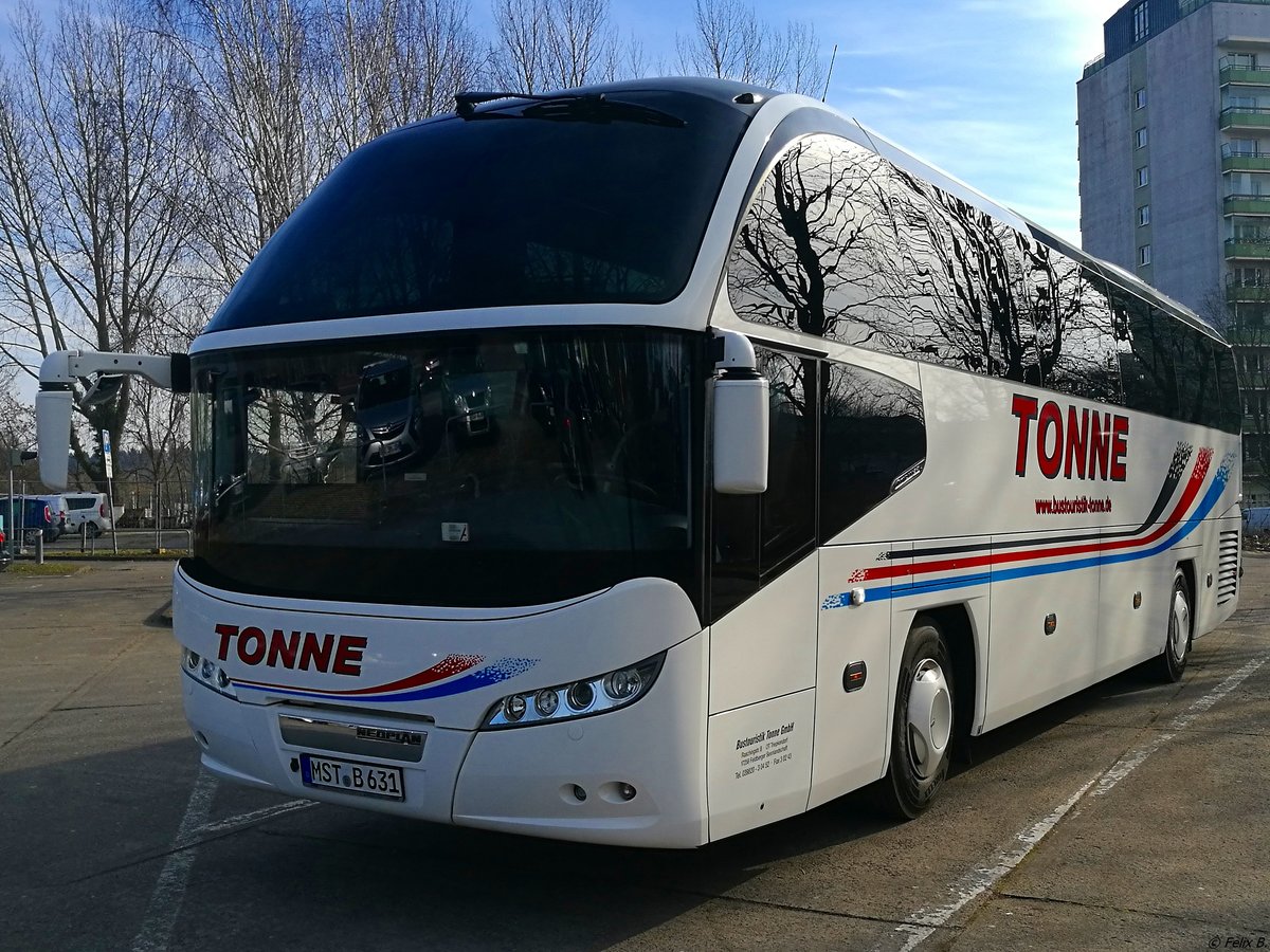 Neoplan Cityliner von Tonne aus Deutschland in Neubrandenburg am 19.02.2018