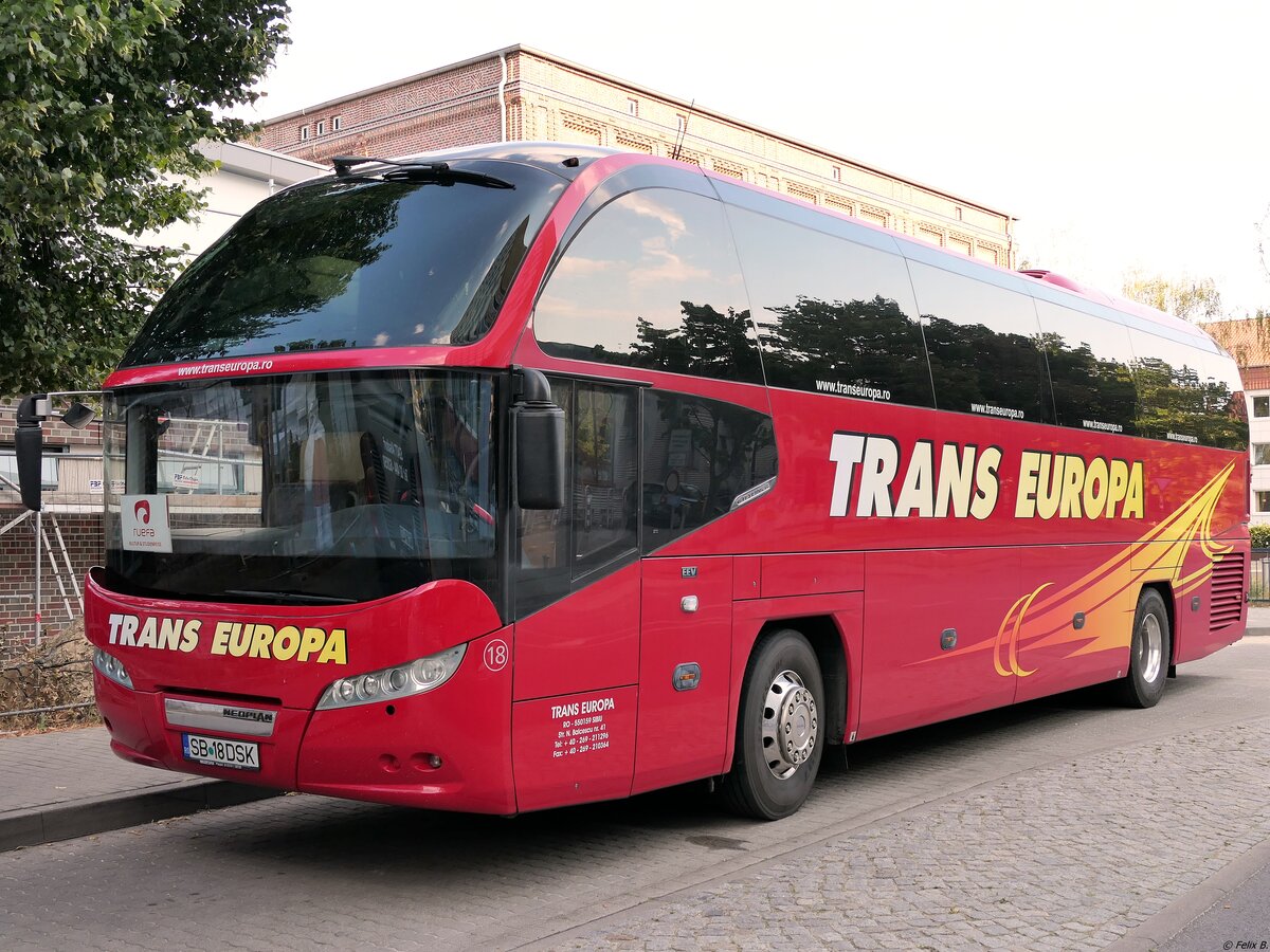 Neoplan Cityliner von Trans Europa aus Rumänien in Neubrandenburg am 19.08.2020