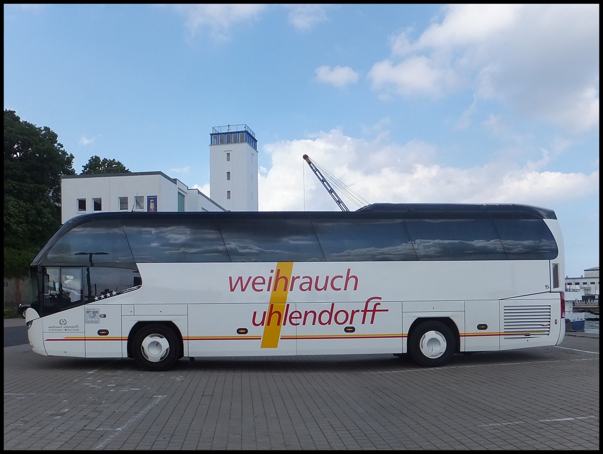 Neoplan Citylner von Weihrauch-Uhlendorff aus Deutschland im Stadthafen Sassnitz am 21.06.2013