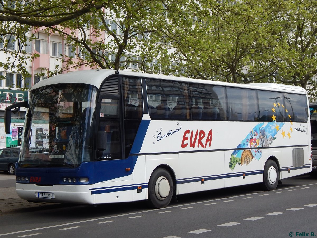 Neoplan Euroliner von Eura aus Litauen in Berlin am 08.06.2016