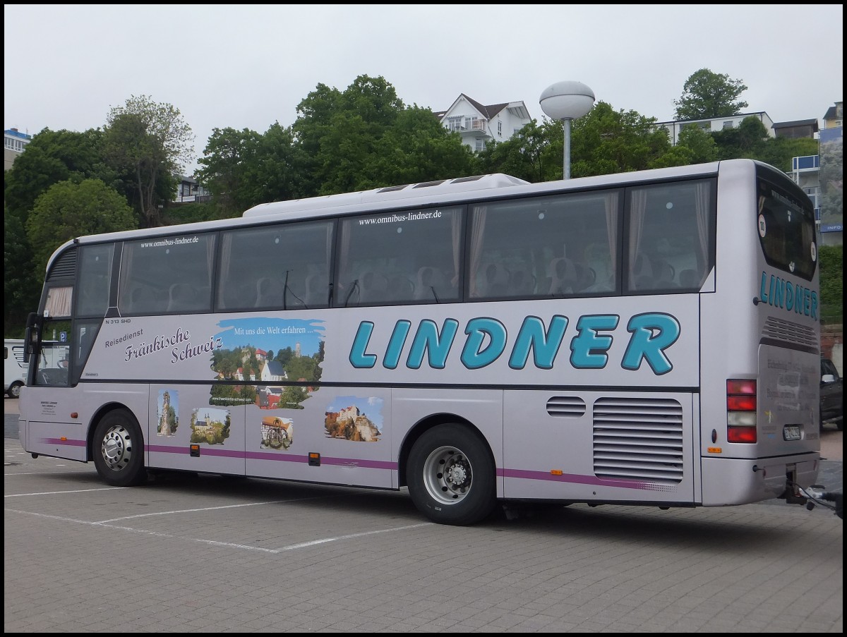 Neoplan Euroliner von Lindner aus Deutschland im Stadthafen Sassnitz am 26.05.2013