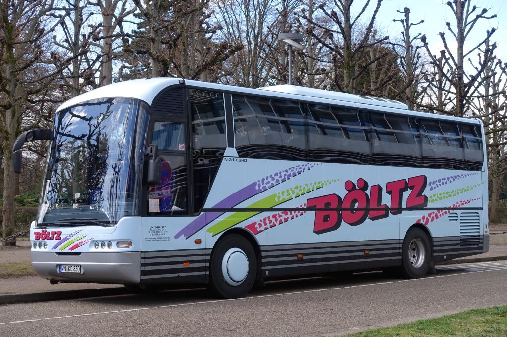 Neoplan Euroliner N 313 SHD  Böltz , Karlsruhe März 2019