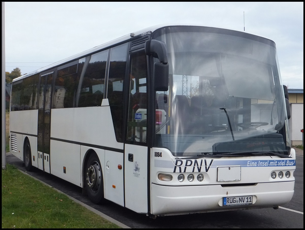 Neoplan Euroliner der RPNV in Sassnitz am 20.10.2013