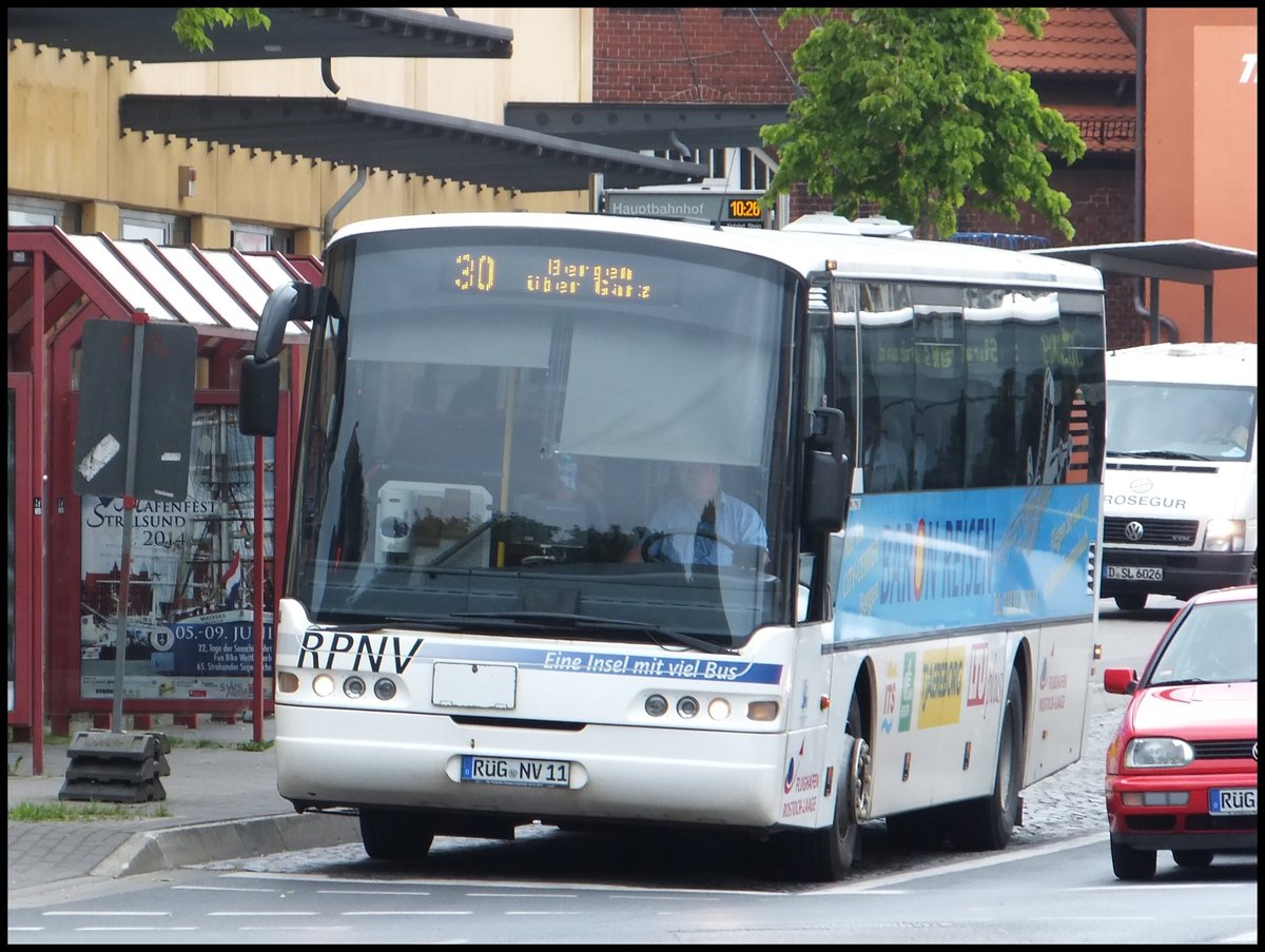 Neoplan Euroliner der RPNV in Stralsund am 10.06.2014