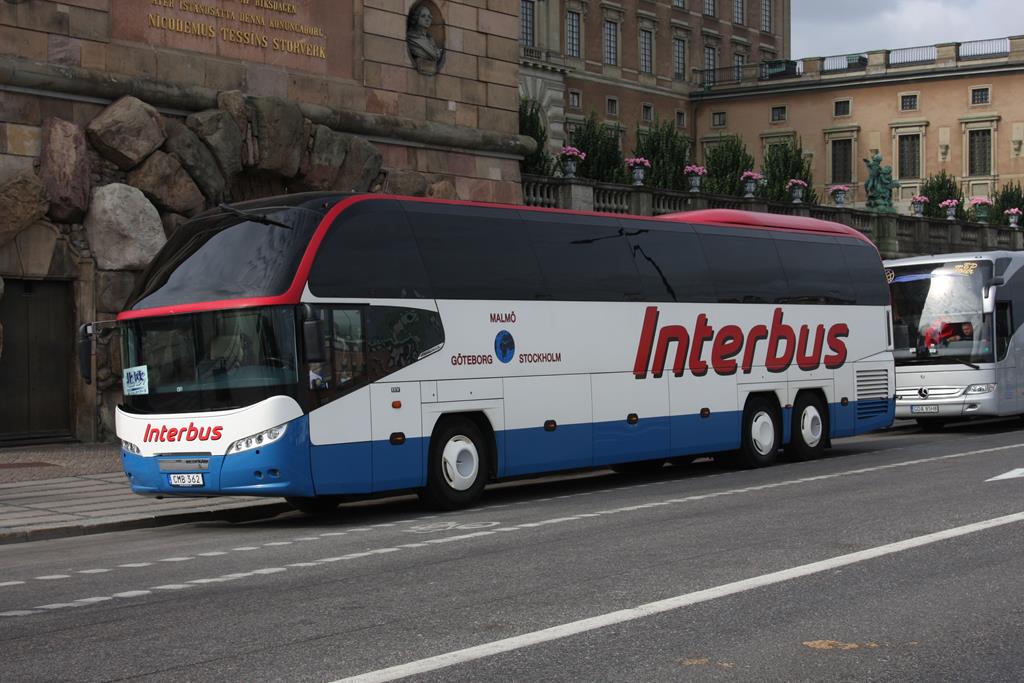 Neoplan, Fa. Interbus, am 20.9.2016 in Stockholm.