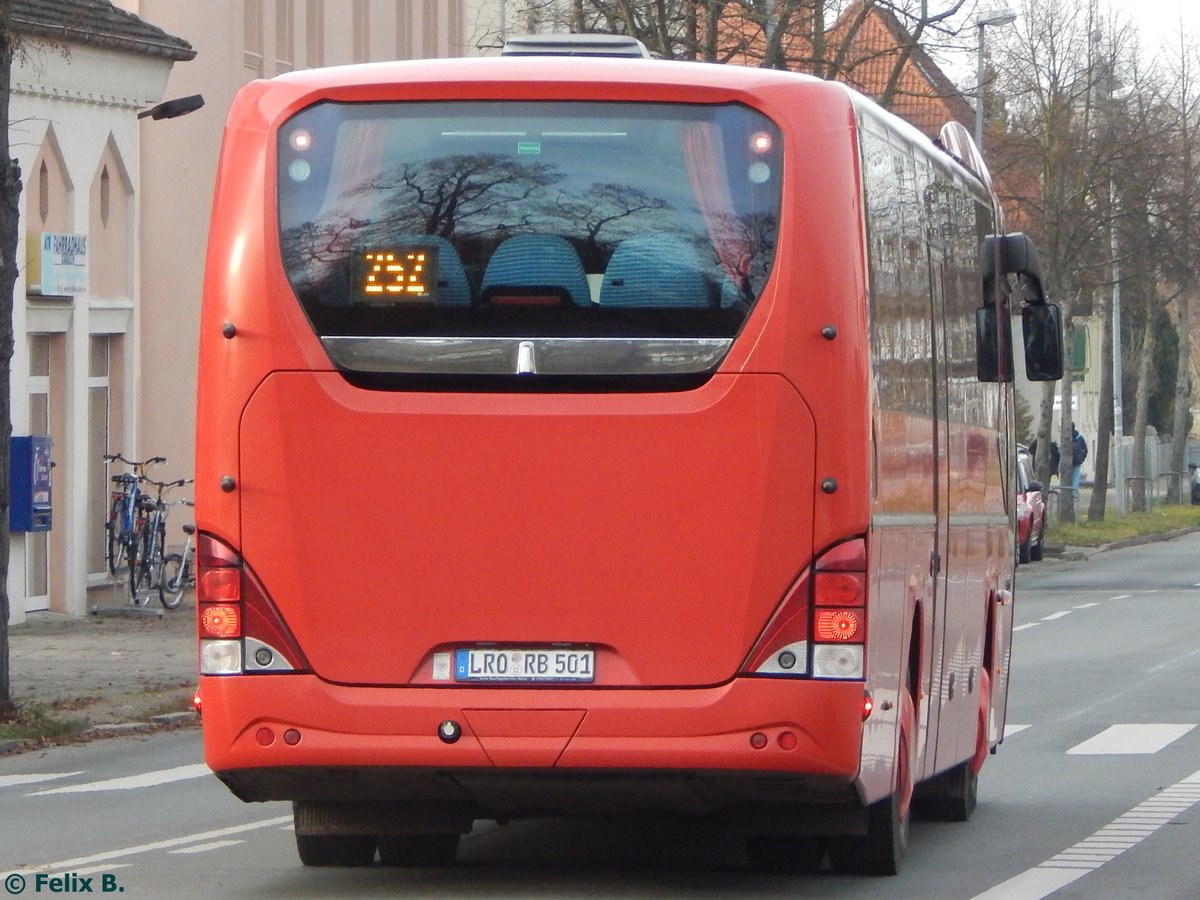 Neoplan Jetliner von Regionalbus Rostock in Gstrow am 23.11.2016