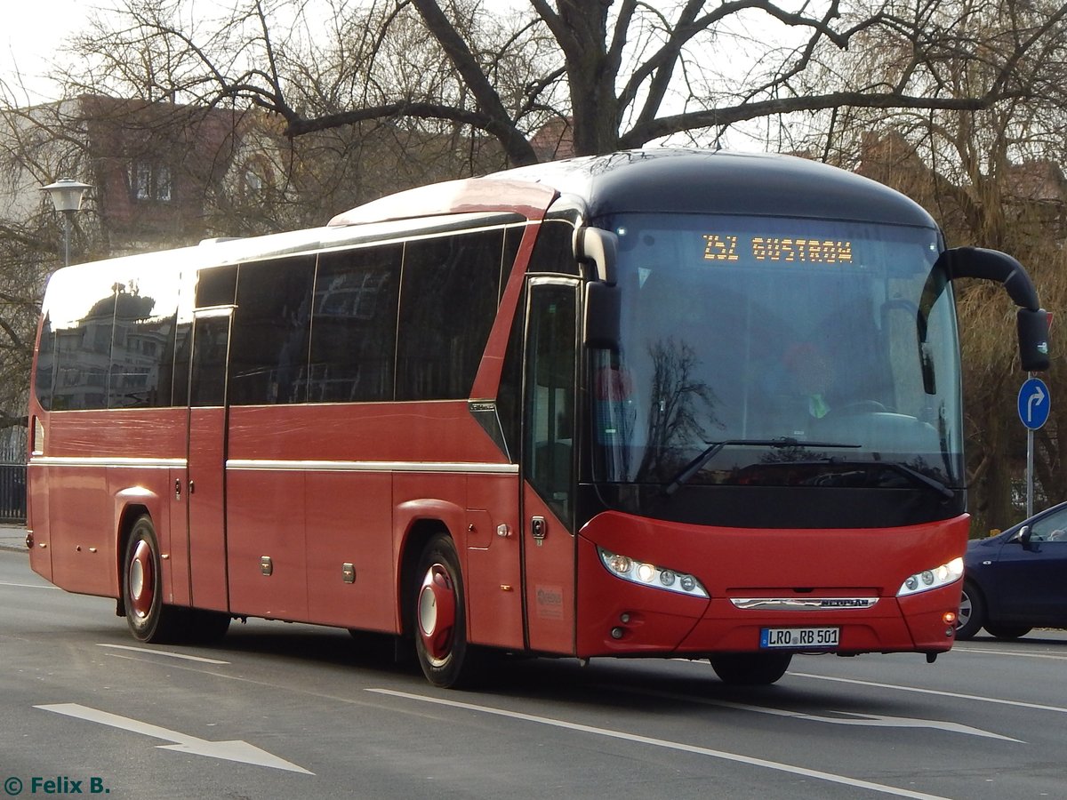 Neoplan Jetliner von Regionalbus Rostock in Güstrow am 23.11.2016