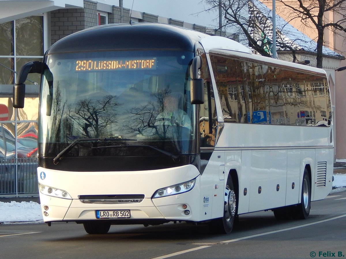 Neoplan Jetliner von Regionalbus Rostock in Güstrow am 18.01.2017