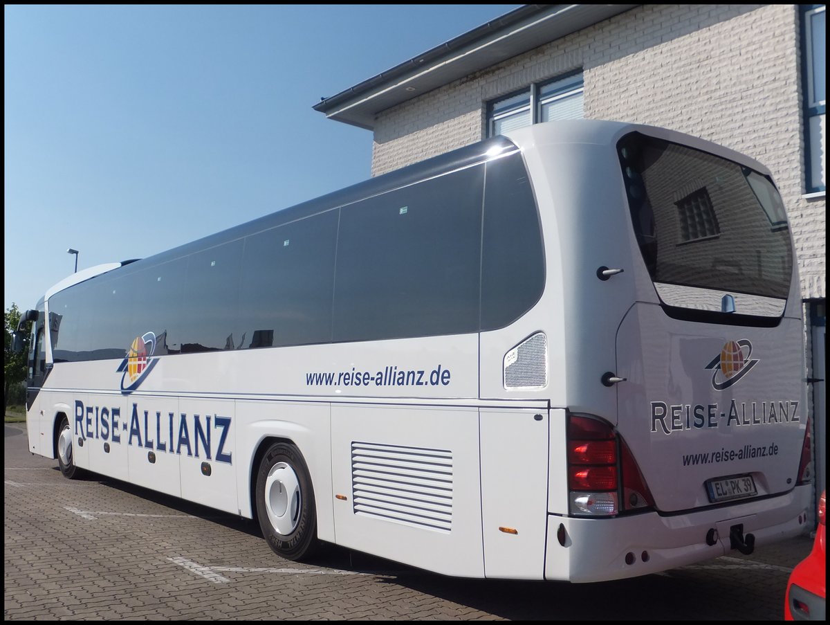 Neoplan Jetliner von Reise-Allianz/Meyering aus Deutschland in Sassnitz am 22.05.2014