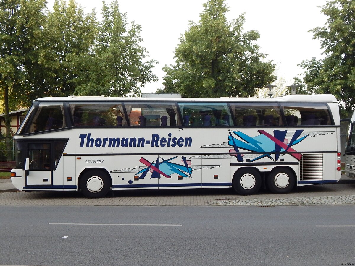 Neoplan Spaceliner von Pakull-Thormann Reisen aus Deutschland in Neubrandenburg am 01.08.2019