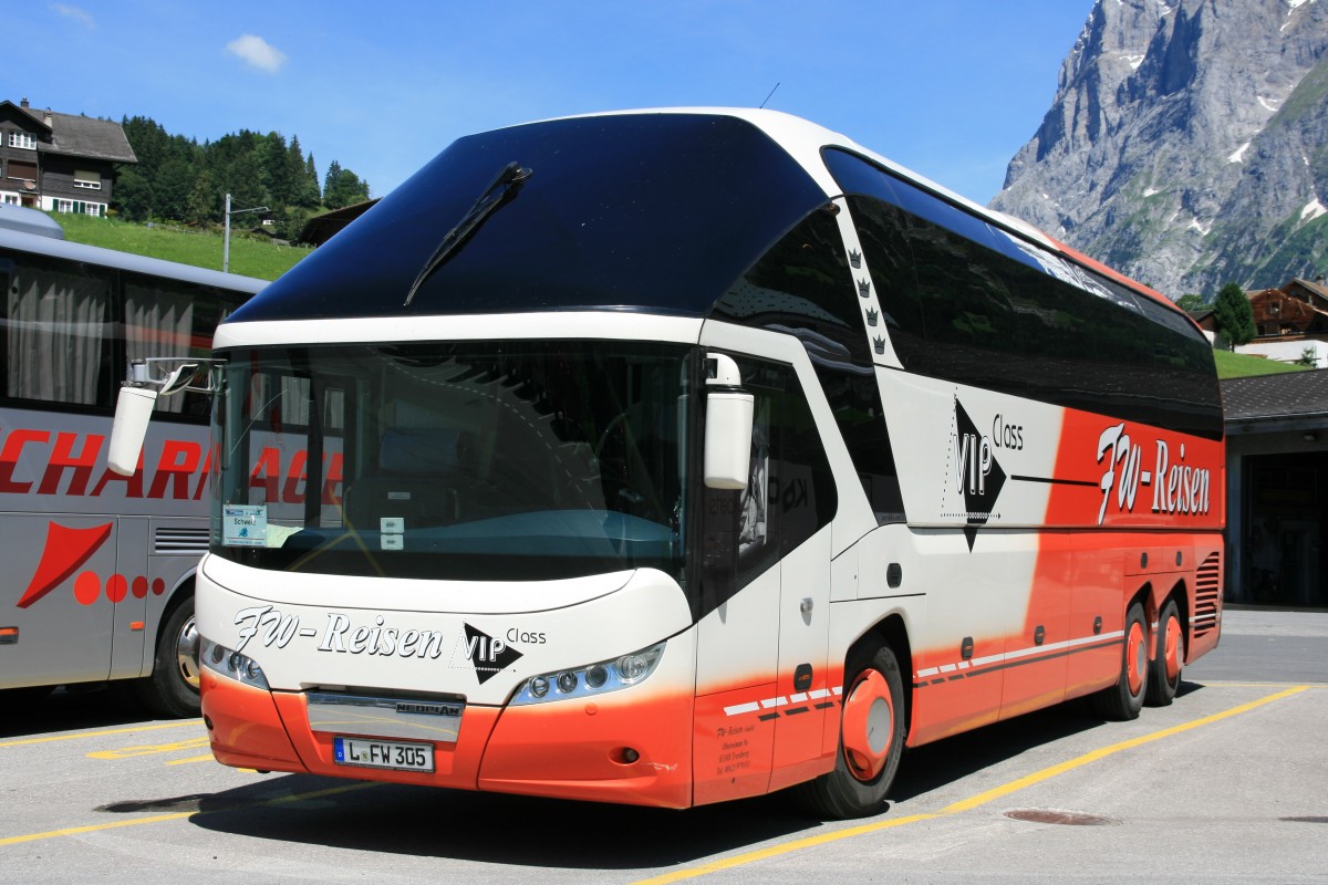 Neoplan Starliner  FW-Reisen , Grindelwald/Schweiz 03.07.2014