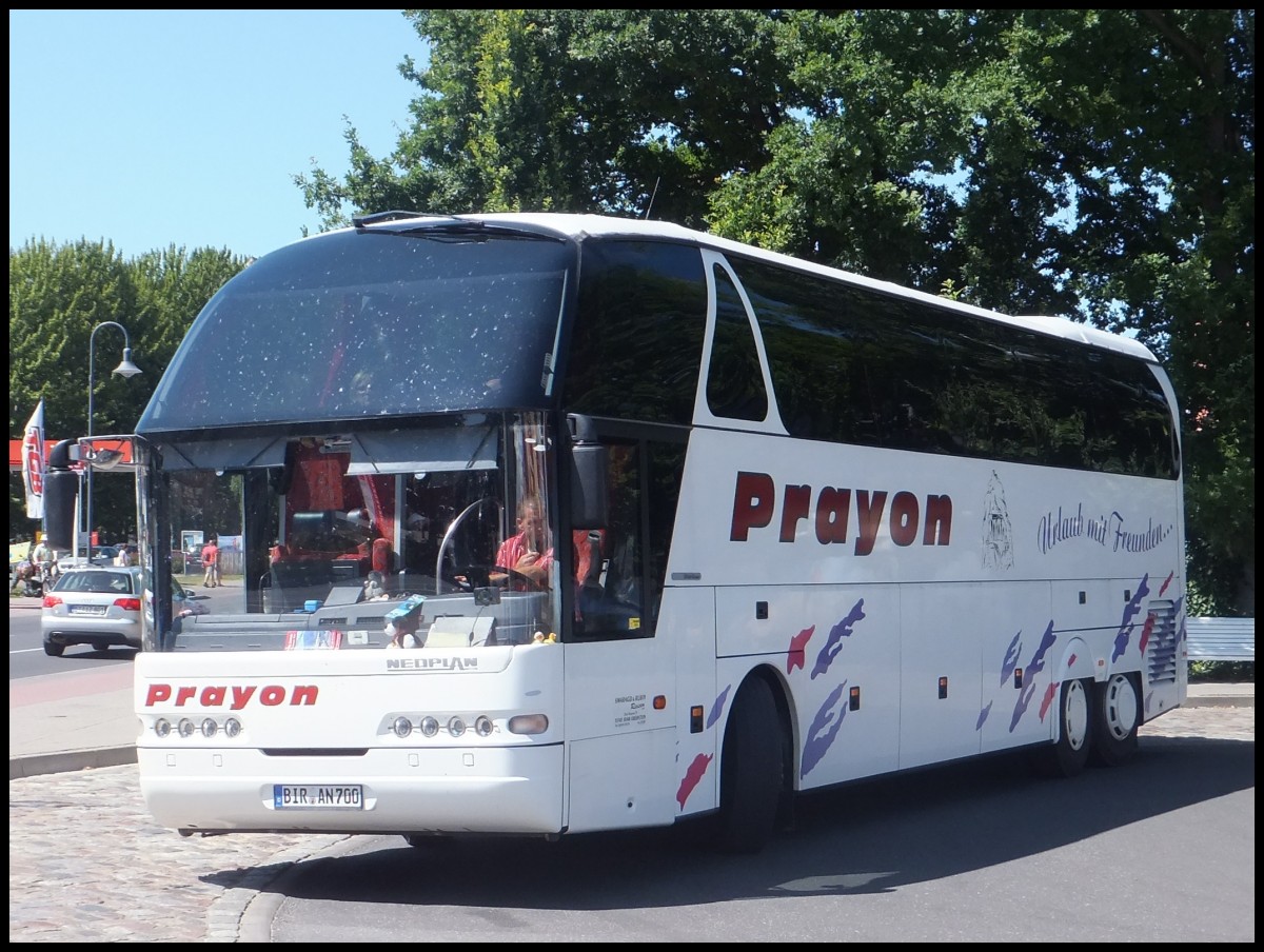 Neoplan Starliner von Prayon aus Deutschland in Binz am 23.07.2013