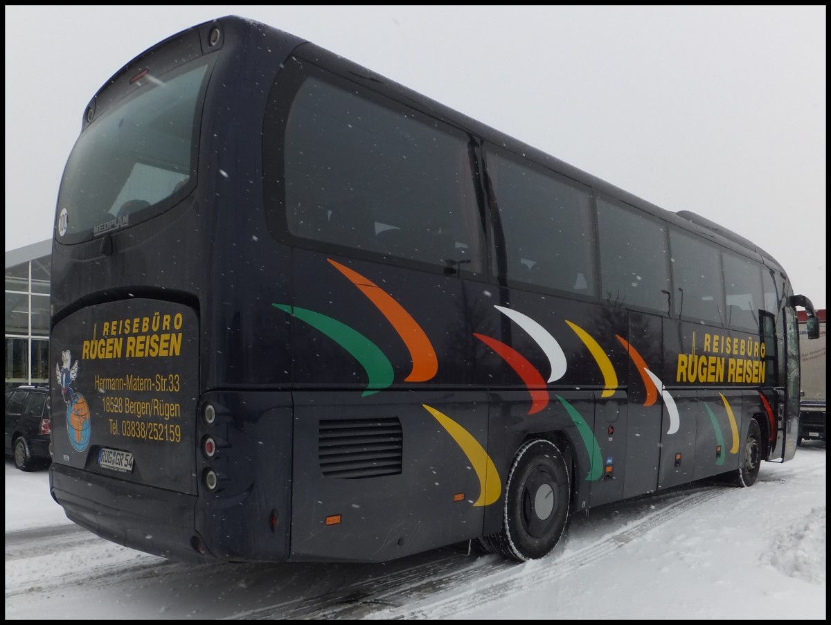 Neoplan Tourliner von Rgen Reisen aus Deutschland in Bergen am 27.01.2014