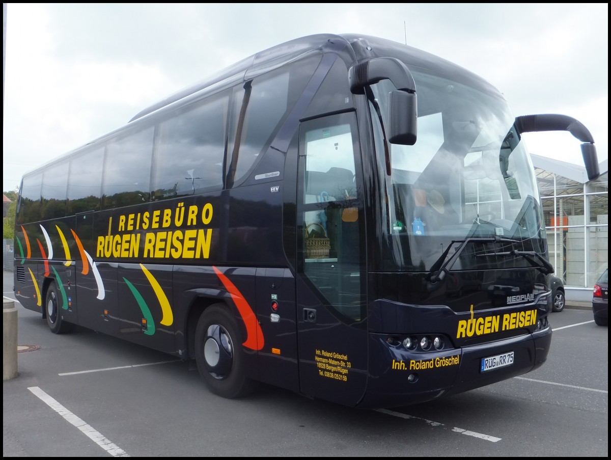 Neoplan Tourliner von Rügen Reisen aus Deutschland in Bergen am 05.05.2014