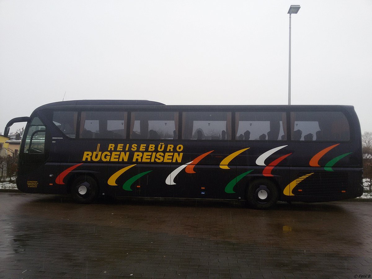 Neoplan Tourliner von Rügen Reisen aus Deutschland in Bergen am 21.01.2015