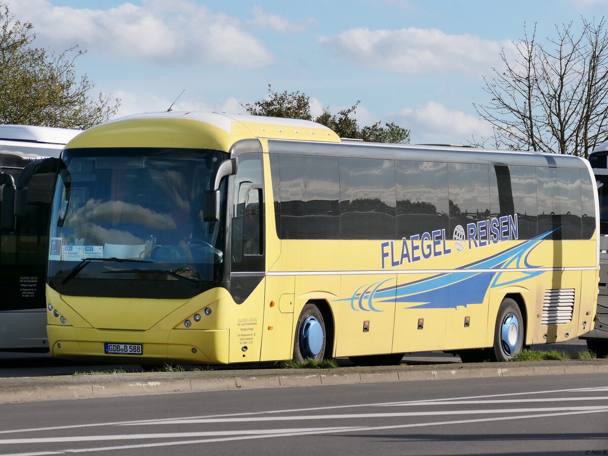 Neoplan Trendliner von Flaegel Reisen aus Deutschland in Klatzow am 24.10.2021