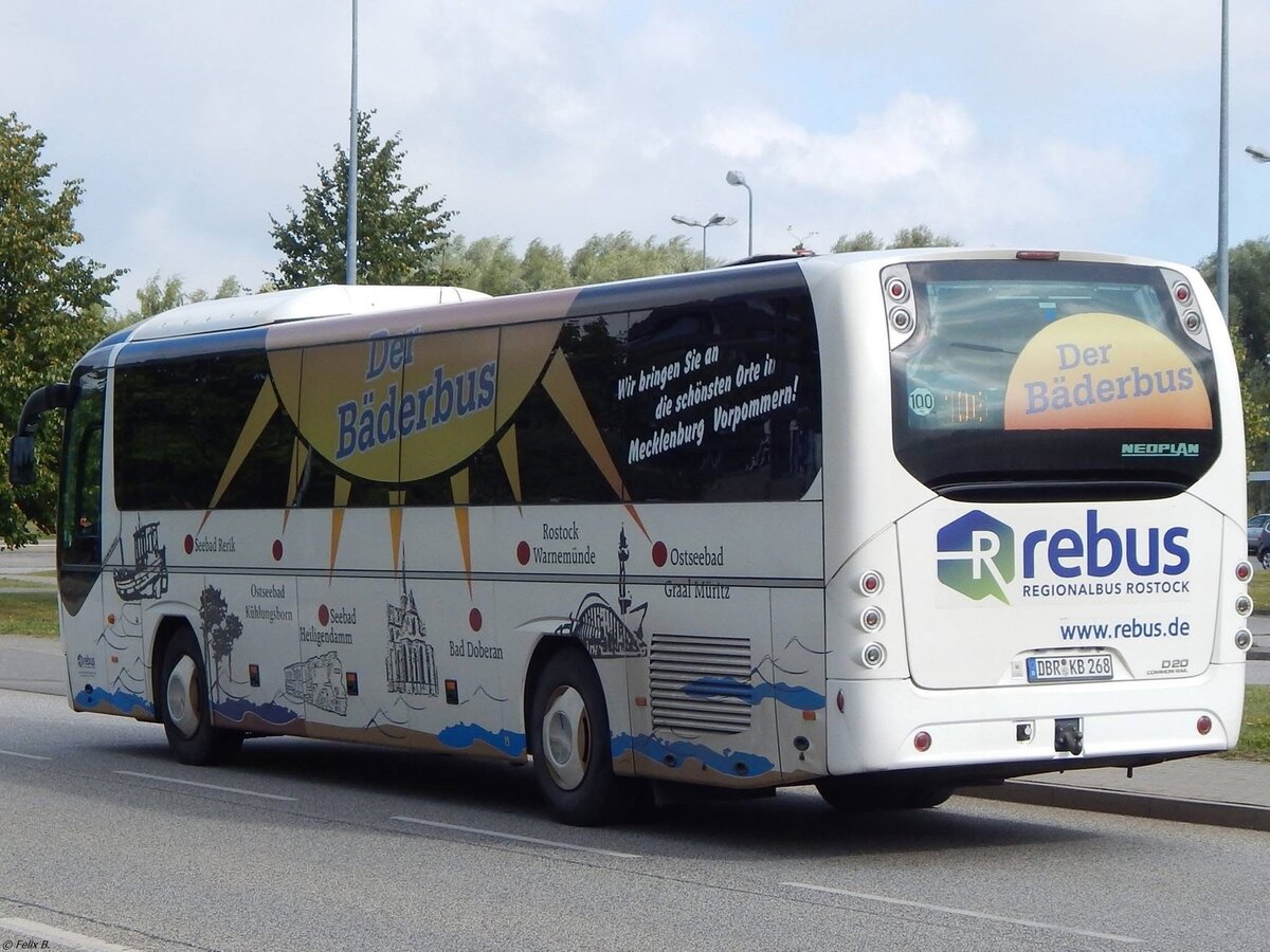 Neoplan Trendliner von Regionalbus Rostock in Rostock im Jahr 2015