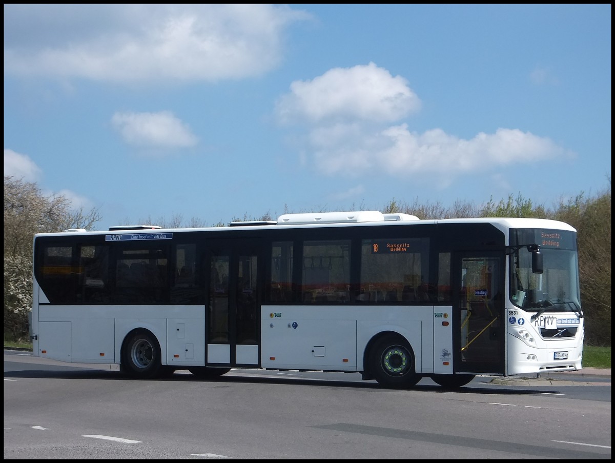 NEUER Volvo 8900 der RPNV in Sassnitz am 05.05.2013 