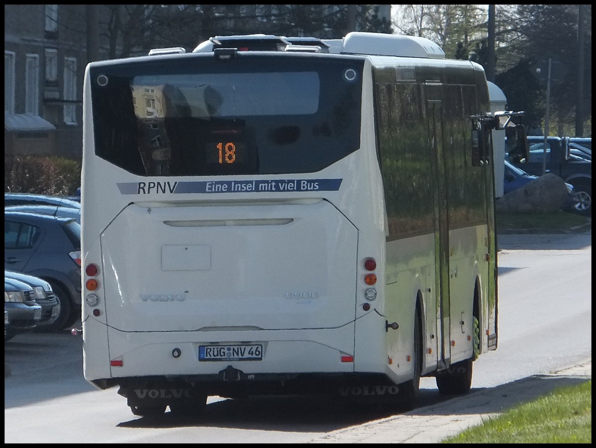 NEUER Volvo 8900 der RPNV in Sassnitz am 05.05.2013 