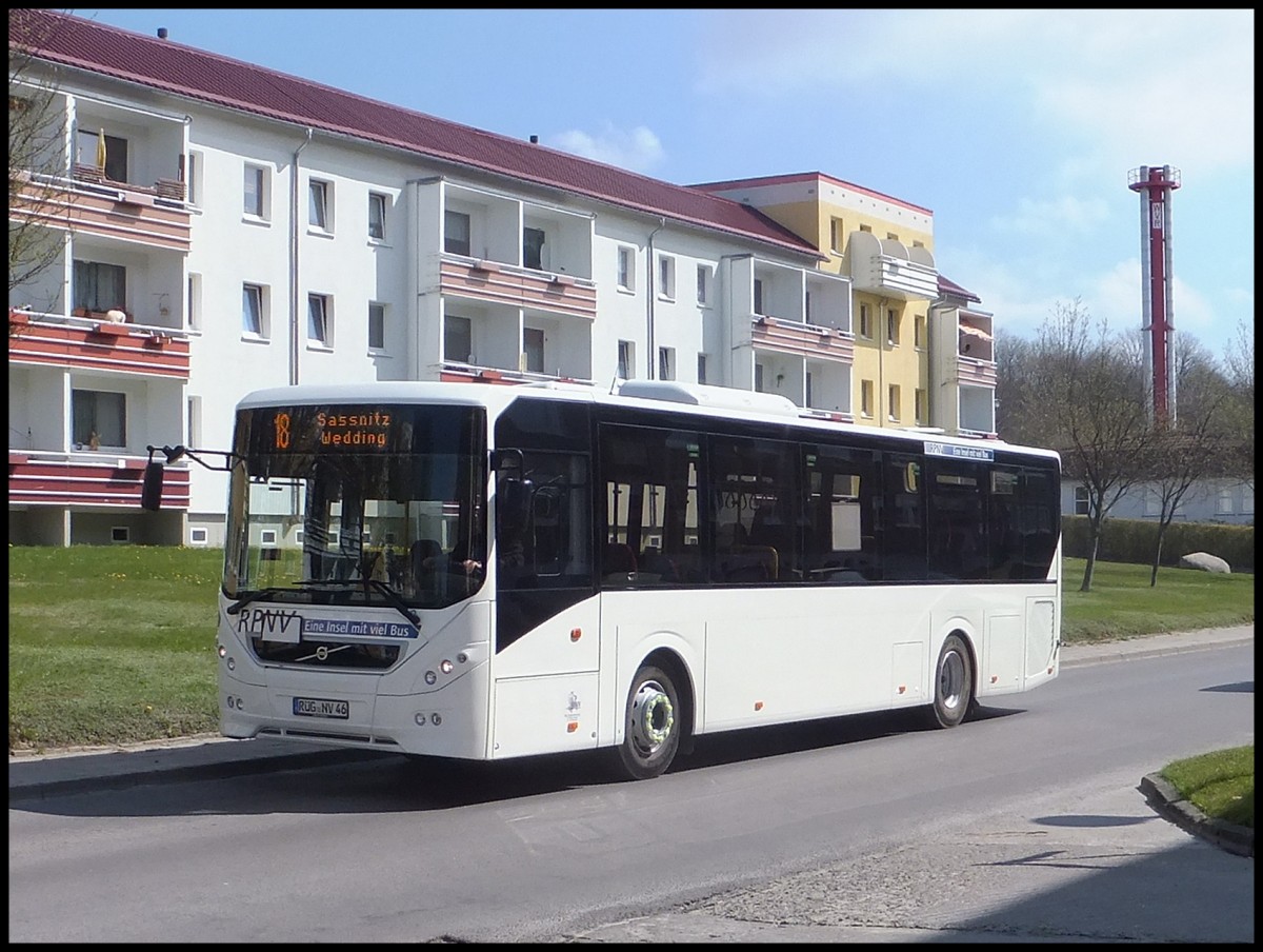 NEUER Volvo 8900 der RPNV in Sassnitz am 05.05.2013 