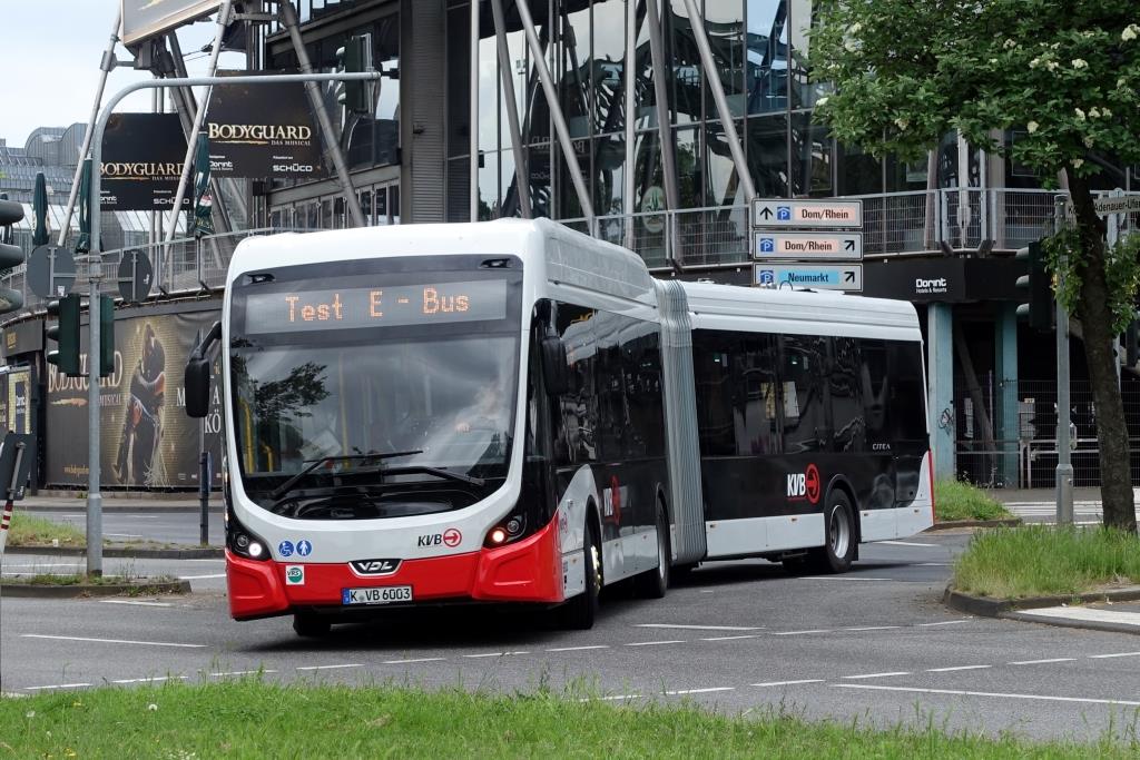 NEUHEIT: VDL Citea mit Elektroantrieb, Testbus  KVB , Köln 20.05.2016