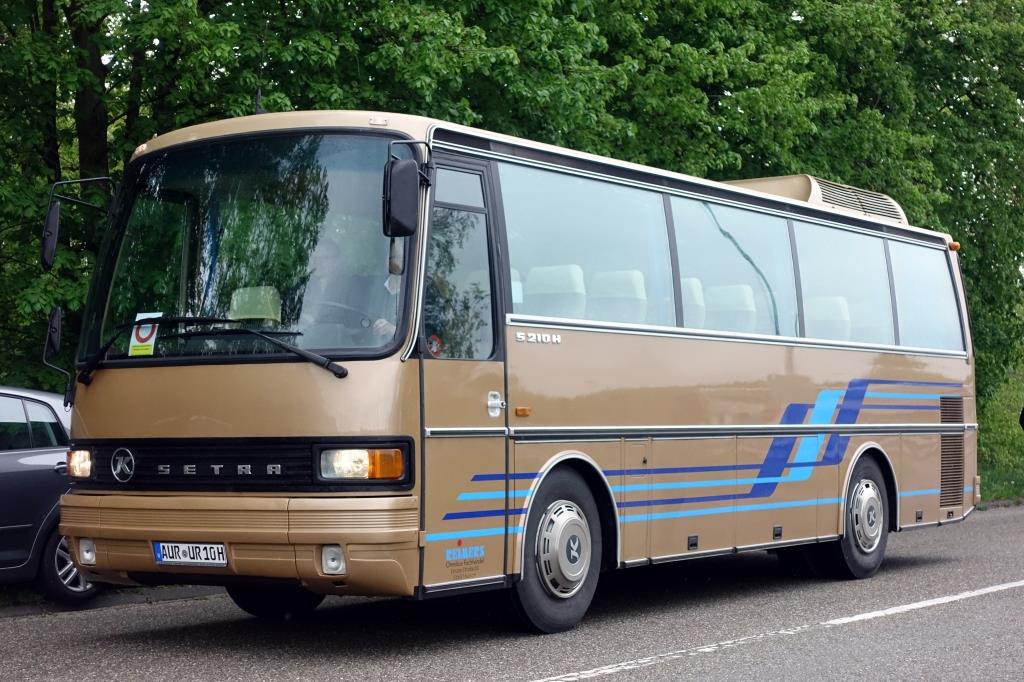 Oldtimer Setra S 210 H Bj. 1988  Reimers , 2. Europäisches Oldtimerbustreffen Wissembourg/Elsass 27.04.2019 