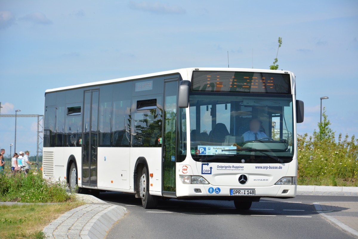 OPR-I 148 auf der ILA Sonderlinie P3 unterwegs. Aufgenommen am 25.05.2014.