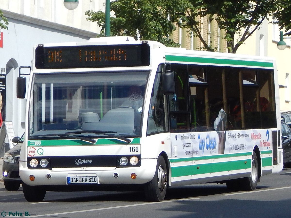 Optare Solo der Barnimer Busgesellschaft in Eberswalde am 09.06.2016