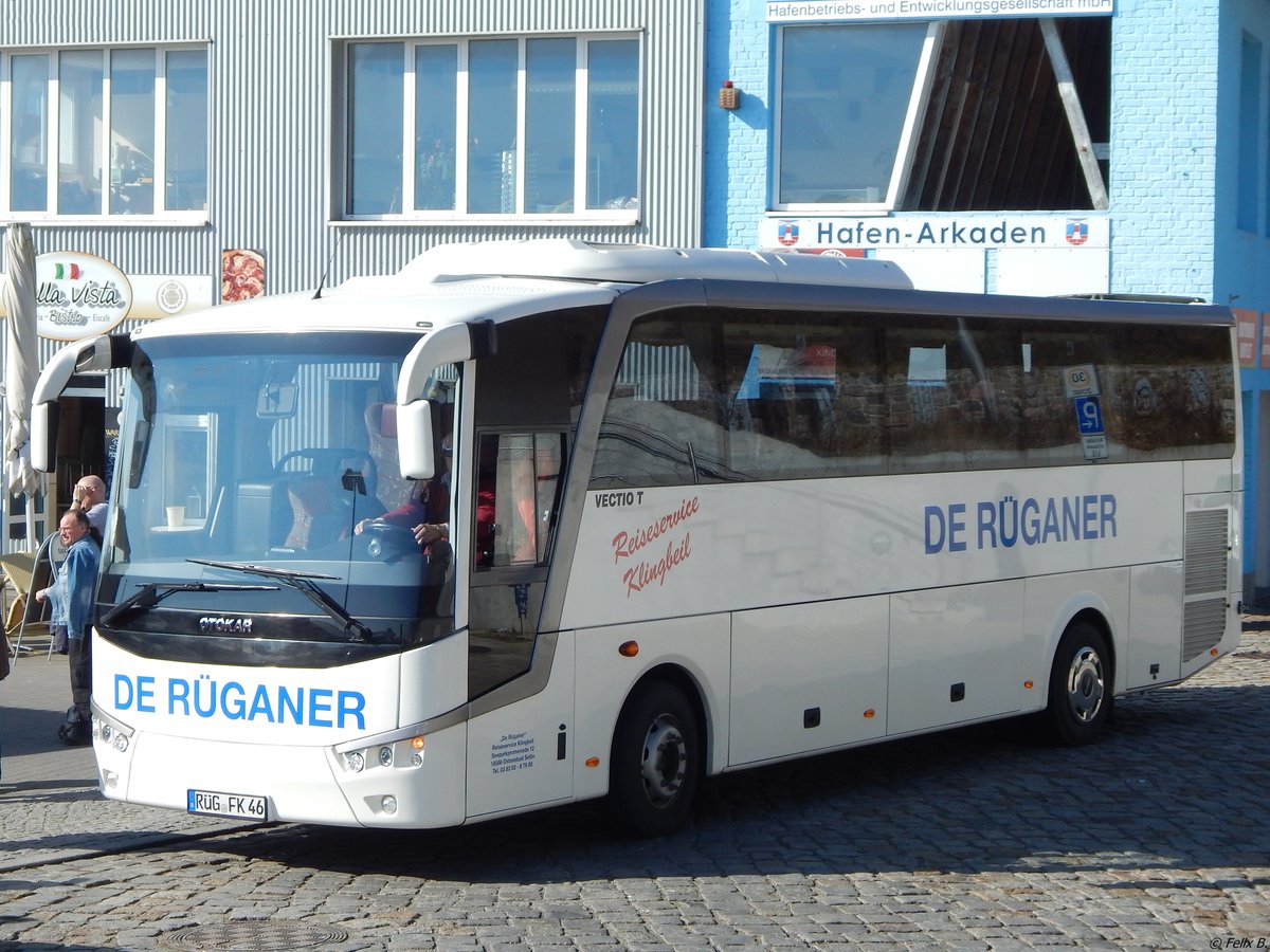 Otokar Vectio T von De Rüganer aus Deutschland im Stadthafen Sassnitz am 28.03.2016