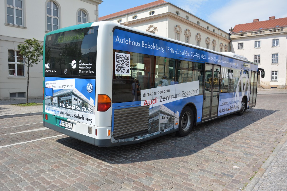 P-AV 912 fährt am 05.07.2014 auf der Linie 603.