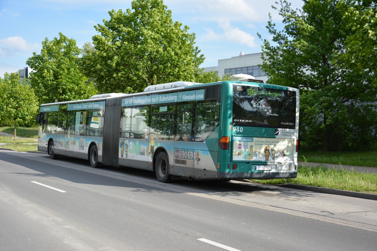 
P-AV 940 auf der Linie 605 am 09.05.2014 Potsdam Golm.