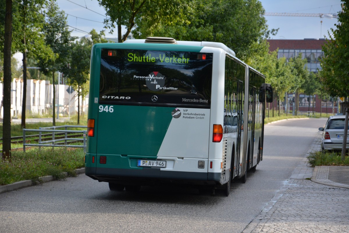 P-AV 946 (Meercedes Benz Citaro 1. Generation) auf Schlössernacht Sonderfahrt am 16.08.2014.
