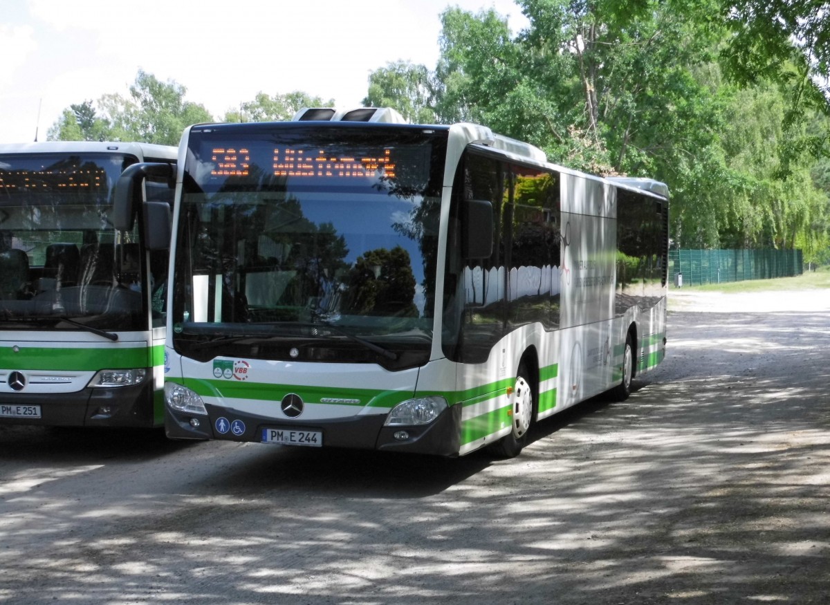 PM-E 244 - MB O 530 C2 Ü in Niemegk, Schule am 30.06.15