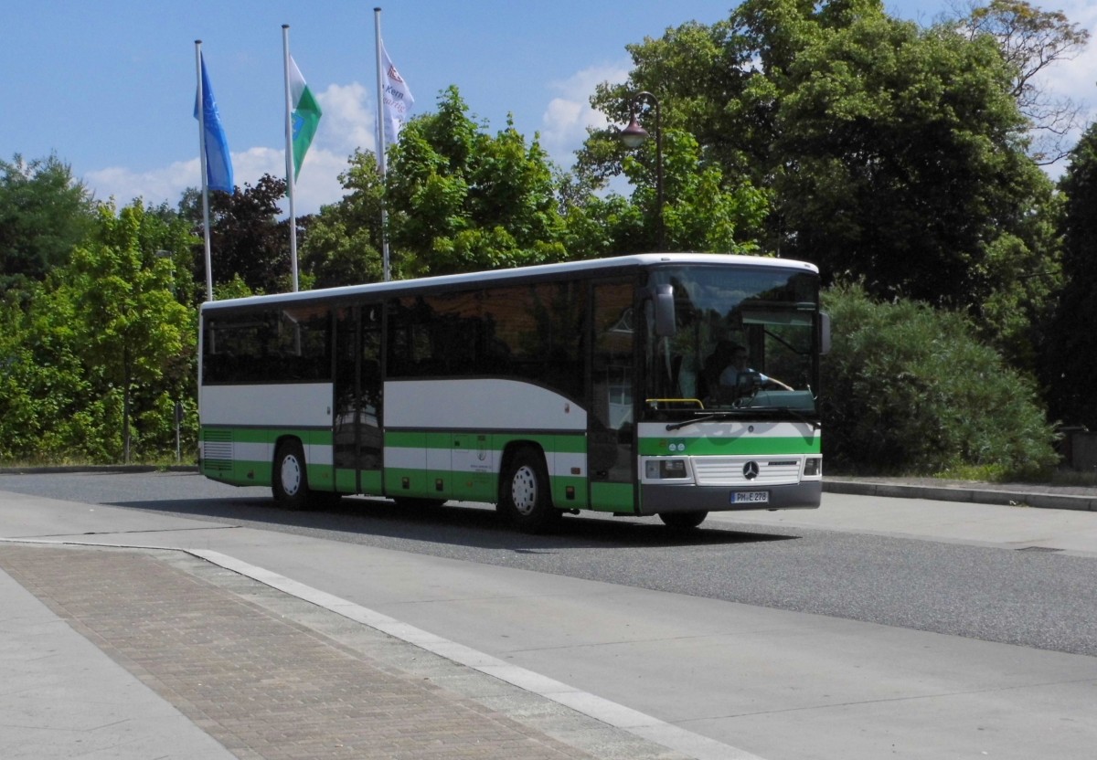 PM-E 278 - MB O 550 in Bad Belzig, Busbahnhof am 30.06.15