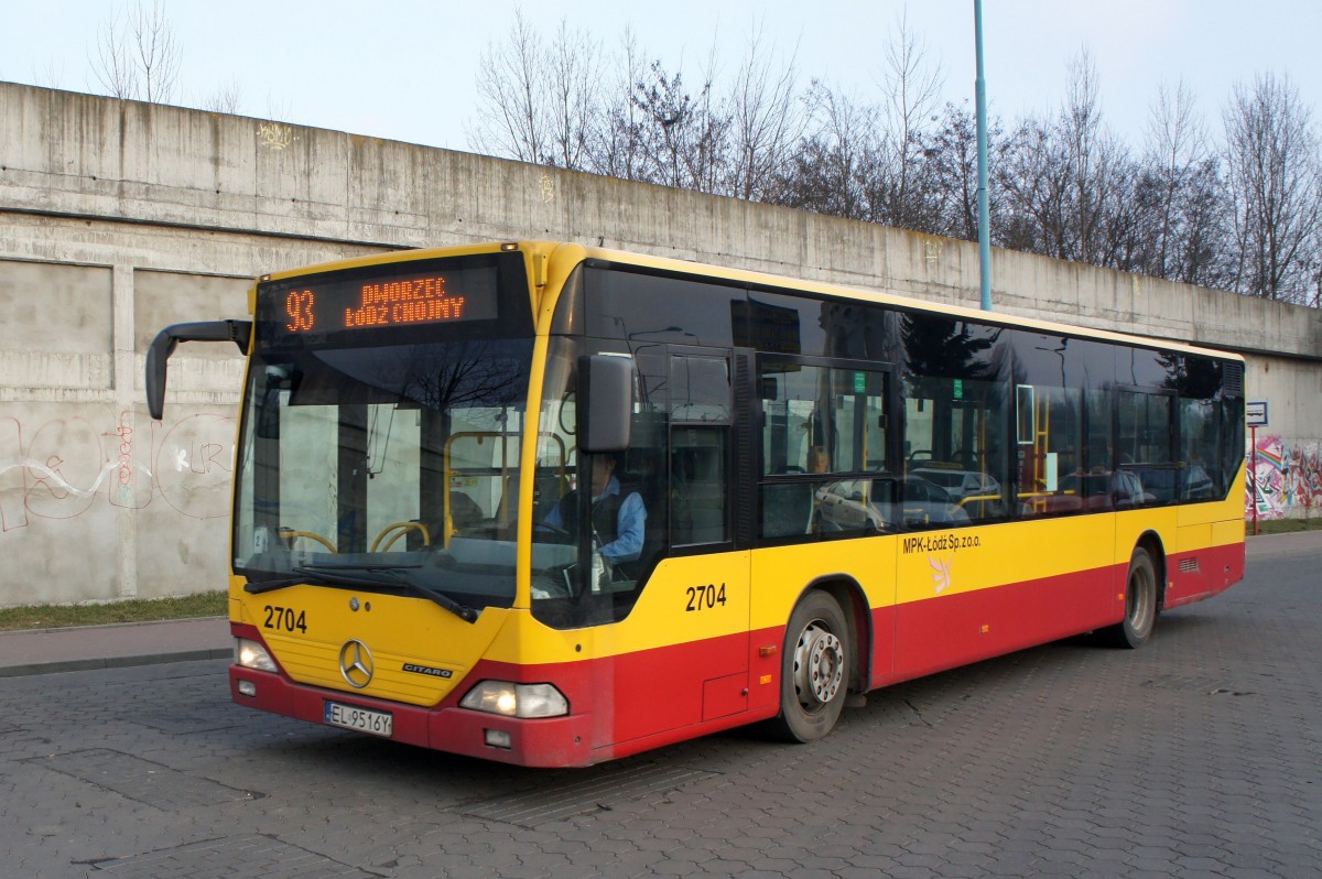 Polen / Stadtbus Lodz MercedesBenz Citaro Wagen 2704