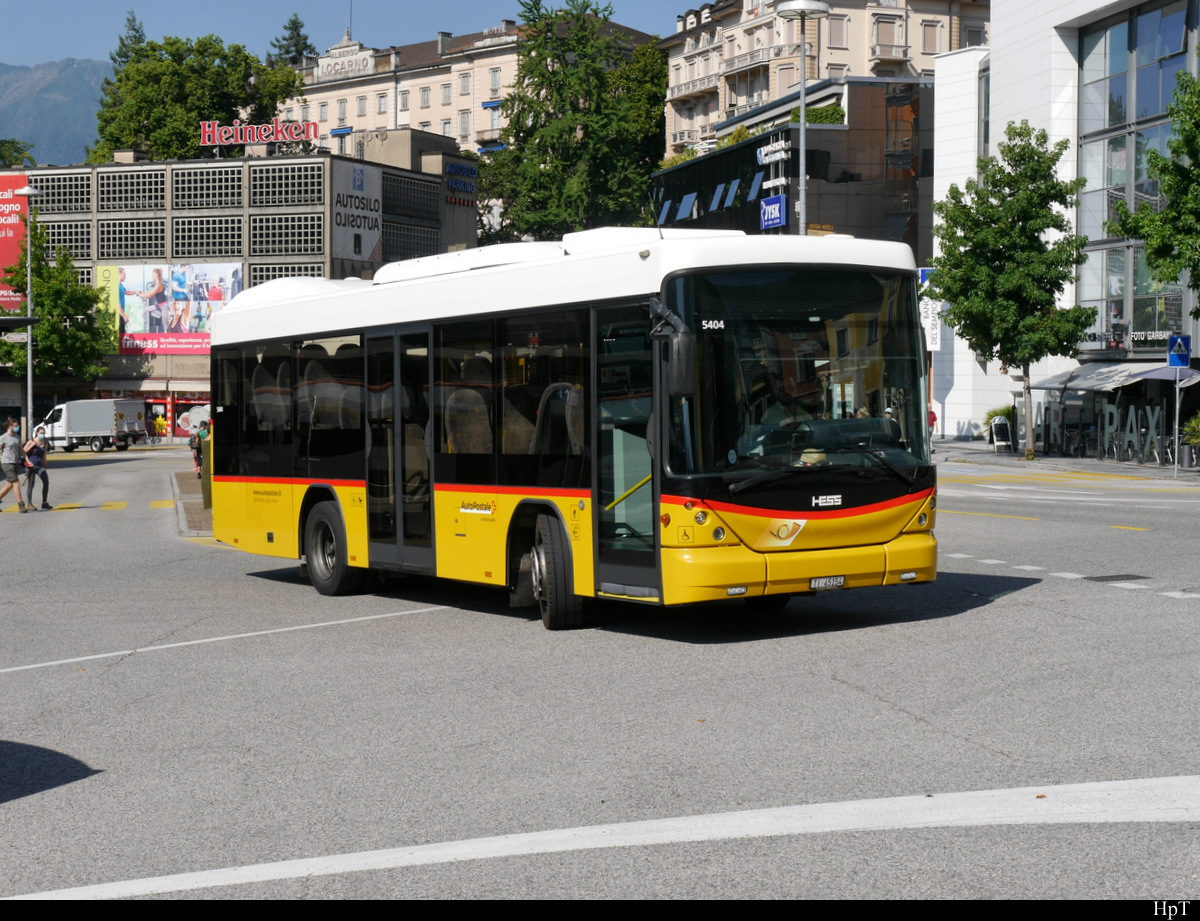Postauto - Hess  TI  45154 in Locarno am 31.07.2020