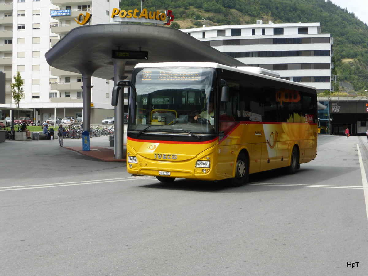 Postauto - Iveco Irisbus Crossway VS 97000 in Visp am 14.08.2015