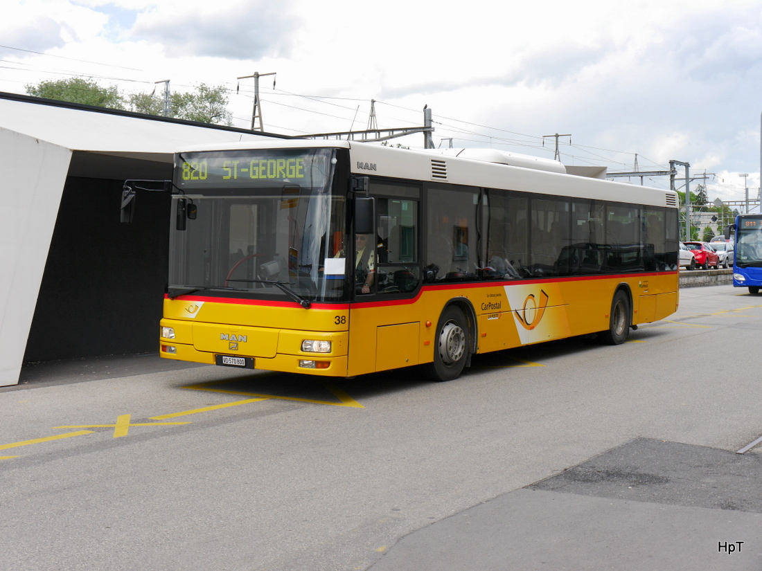 Postauto - MAN Lion`s City  VD  570800 in Nyon am 06.05.2015