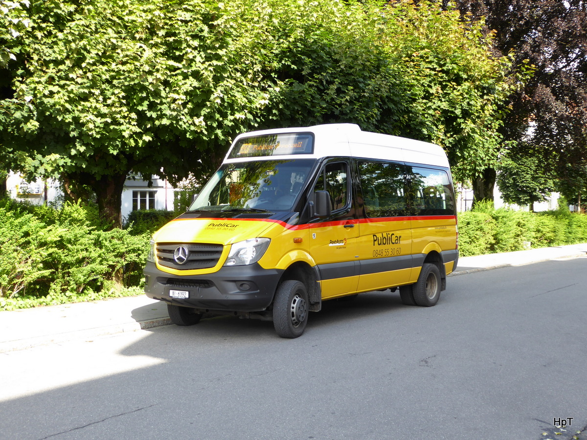 Postauto - Mercedes AI 6392 in Appenzell am 24.07.2016