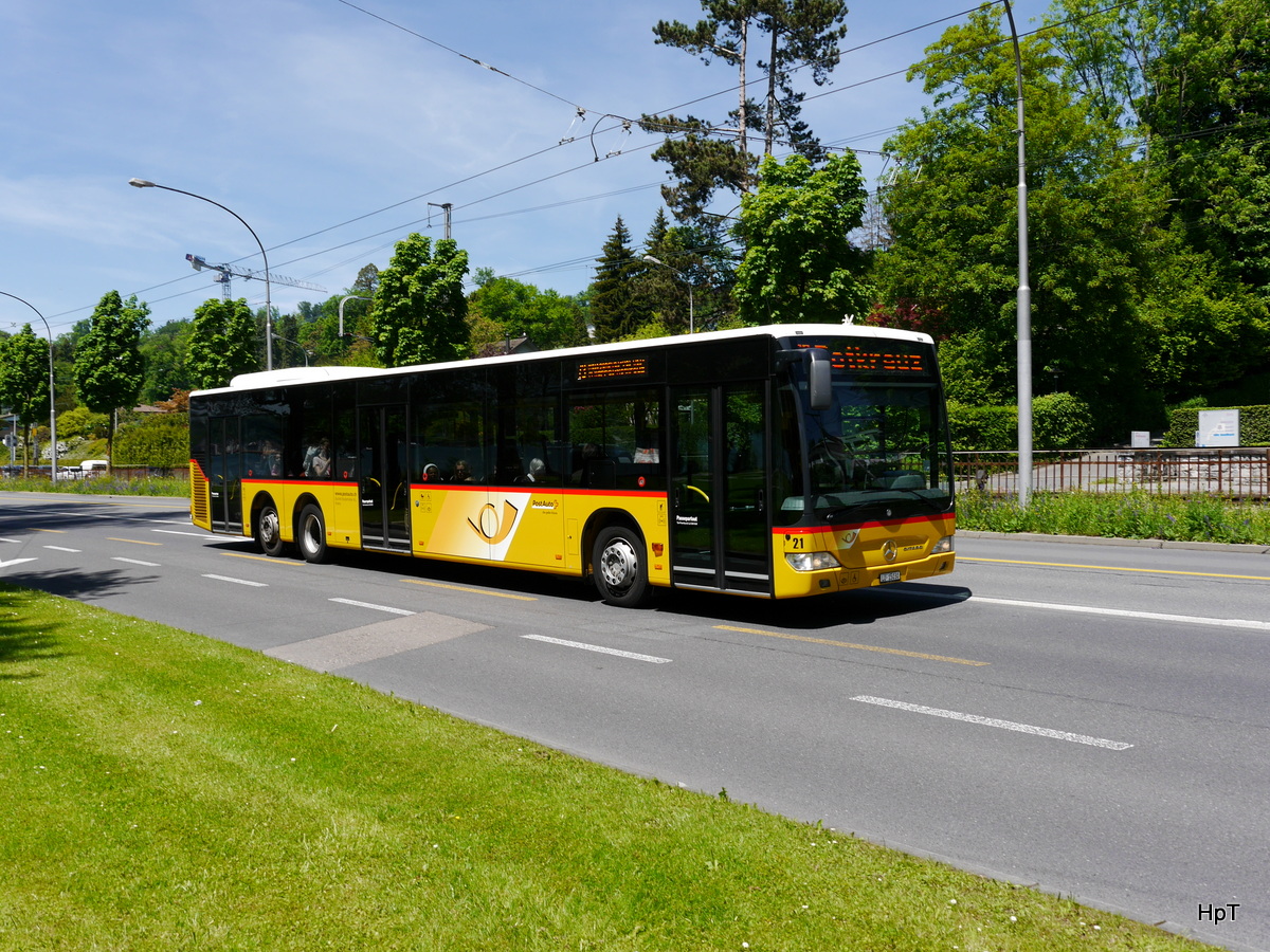 Postauto - Mercedes Citaro  LU  15030 unterwegs in Luzern am 21.05.2016