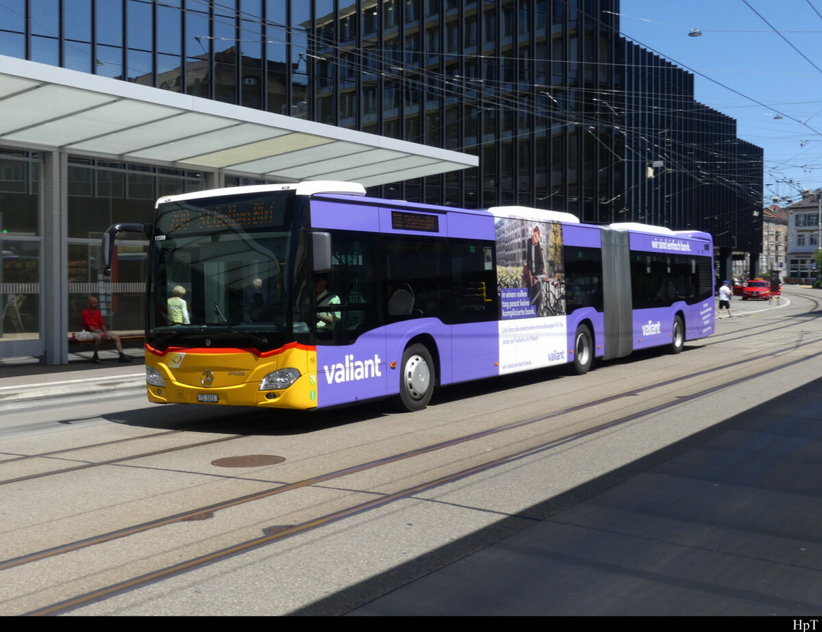 Postauto - Mercedes Citaro  TG  5826 unterwegs in St.Gallen am 12.06.2022