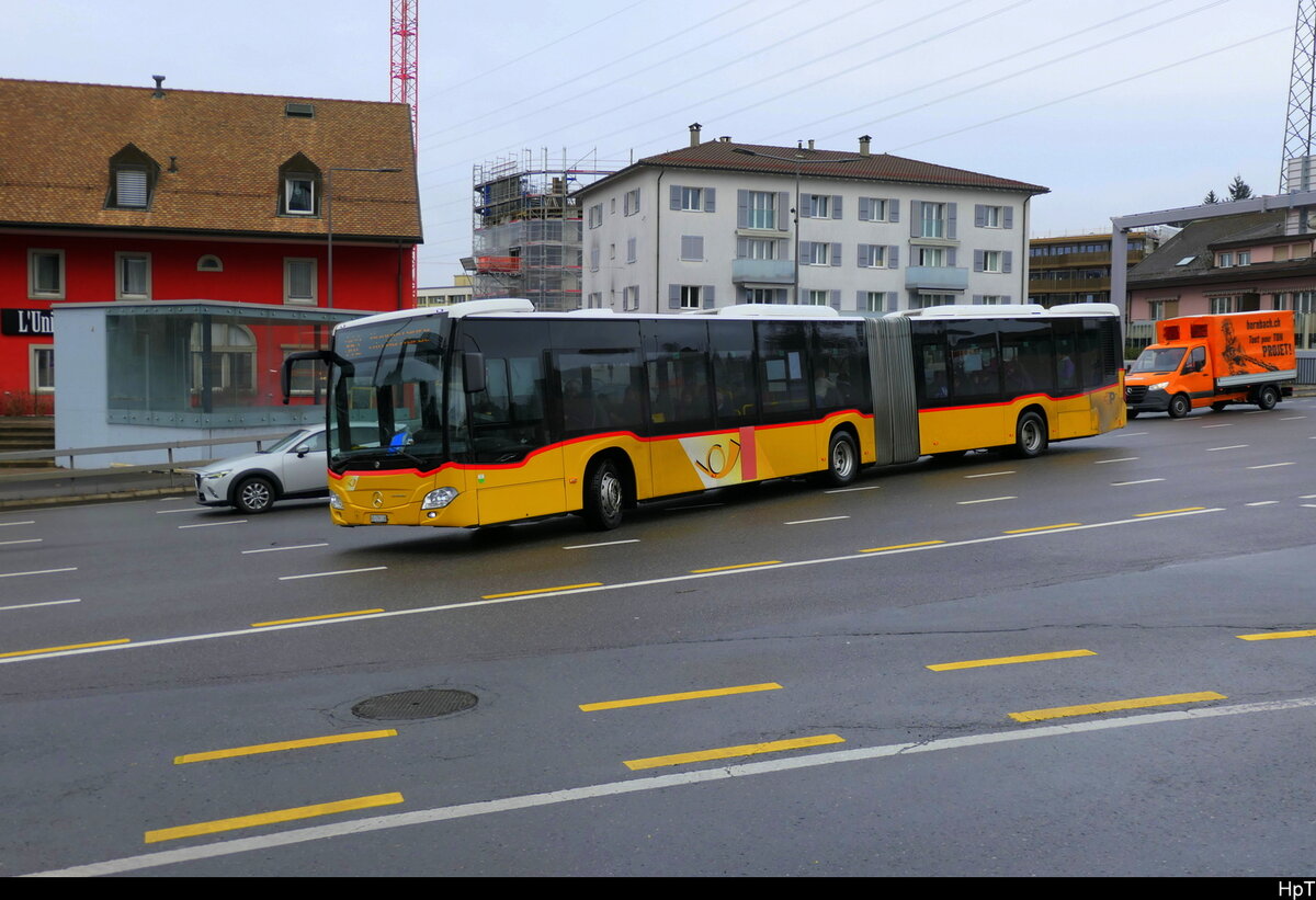 Postauto - Mercedes Citaro  VD  578318 unterwegs auf der Line 362 in Lausanne am 24.01.2026