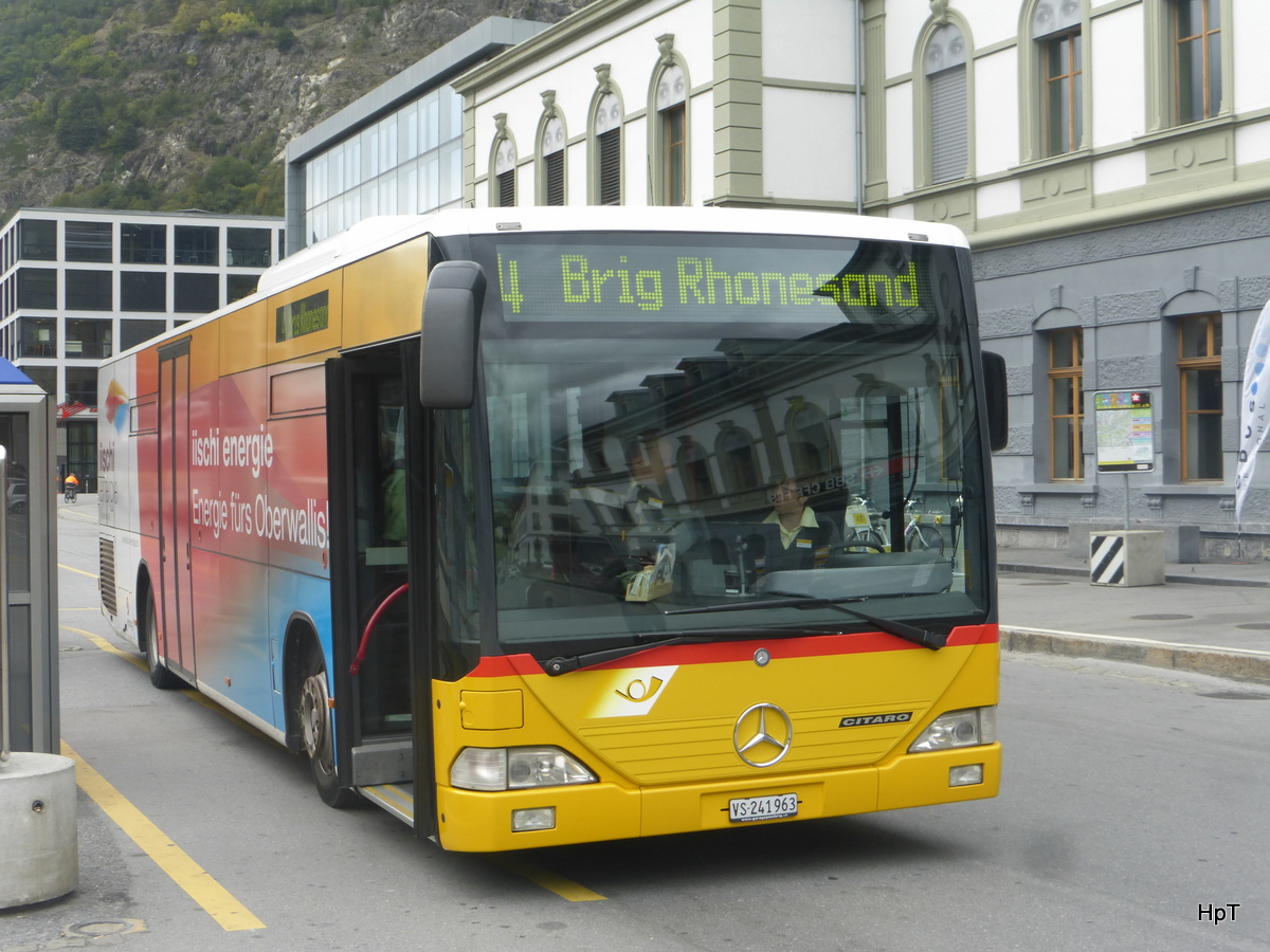 Postauto - Mercedes Citaro  VS  241963 in Brig am 23.09.2015