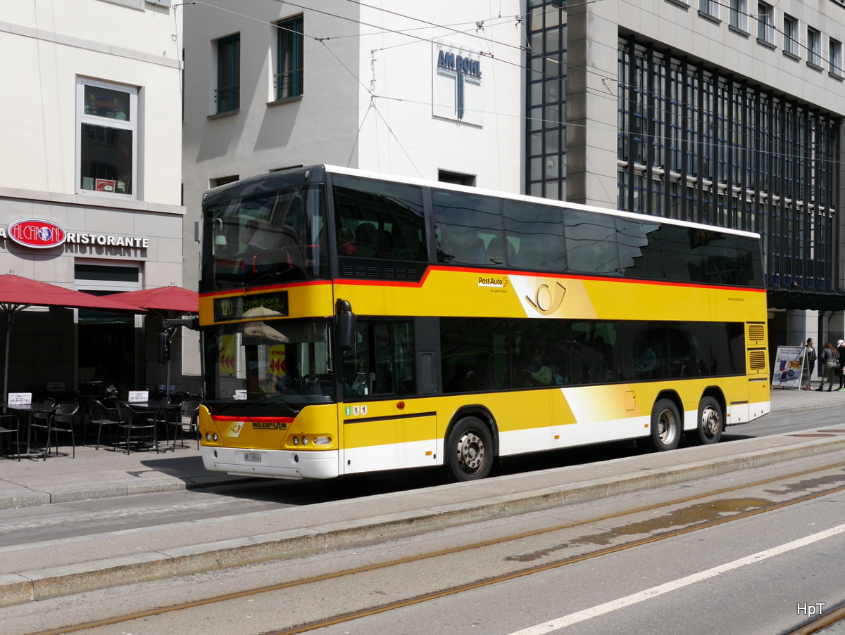 Postauto - Neoplan  AI 14844 unterwegs in der Stadt St. Gallen am 14.05.2016
